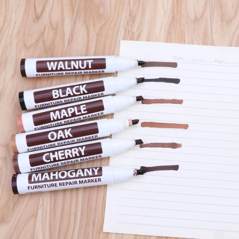 Wood Touch Up Markers for Furniture & Woodwork Repair