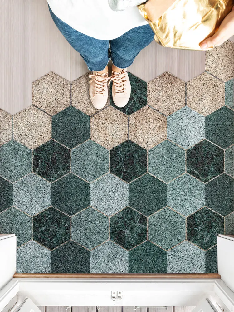 Nordic ins marble geometry Entrance hall carpet PVC wire loop mat INS Door mat Living room floor mat bathroom non-slip rug Nordic ins marble geometry Entrance hall carpet PVC wire loop mat INS Door mat Living room floor mat bathroom non-slip rug