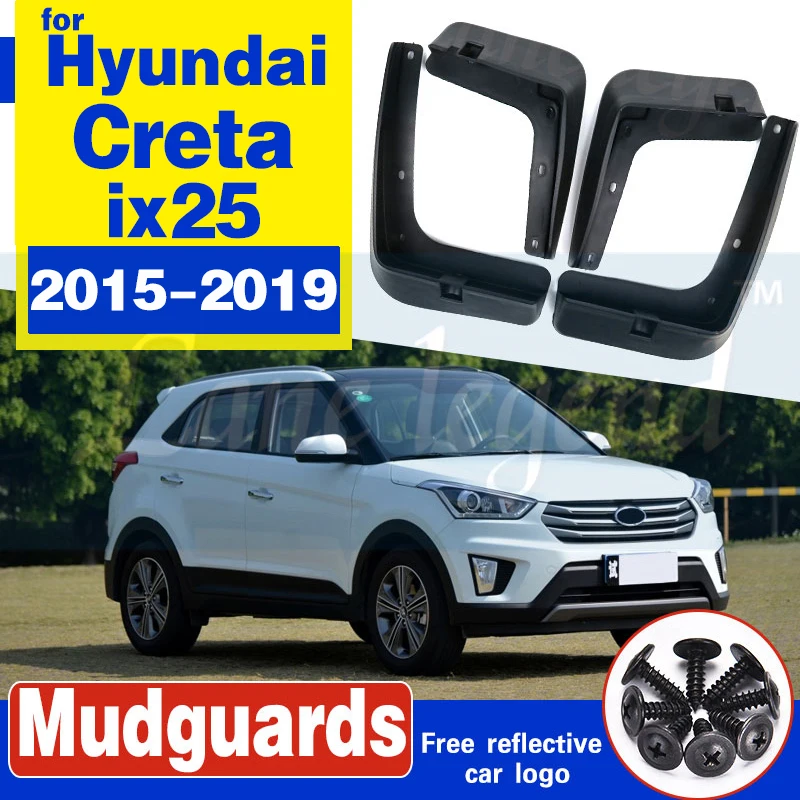 4 шт. Автомобильные Брызговики для Hyundai Creta ix25 2015 2016 2017 2018 2019|Грязезащита| |