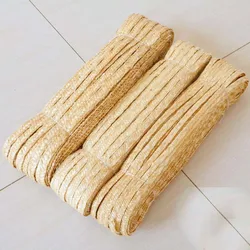 Panier de Table de chaise en rotin naturel, matériel de paille de blé naturel, bricolage de maison, tissage à la main, artisanat de décoration, tricot et réparation 