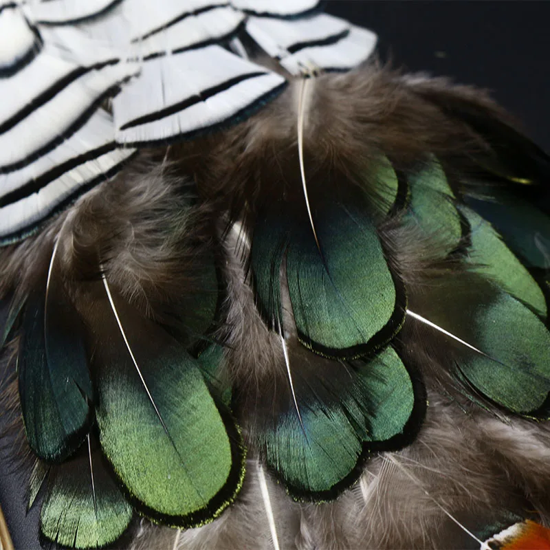 Plumas De Faisán Naturales - 10 Unidades De 25-30 Cm Para Manualidades, Disfraces Y Decoración
