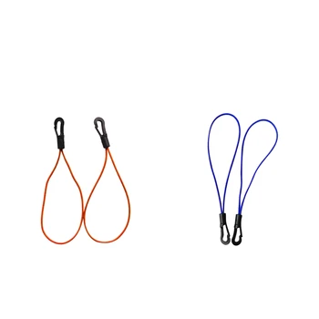 

3mm Shock Cord Loops with Plastic Hook, Bungee Synch Cord with Loop & Hook