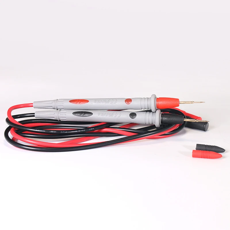 SILVERFLO Multimeter Test Probe Needle Test Tools Digital Multimeter Probe Soft-silicone-wire Needle-tip Universal