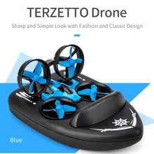 JJRC H36F 3 в 1 Радиоуправляемый Дрон Квадрокоптер автомобиль на воздушной подушке лодка Дрон Радиоуправляемый квадрокоптер RTF RC маленький подарок детские игрушки