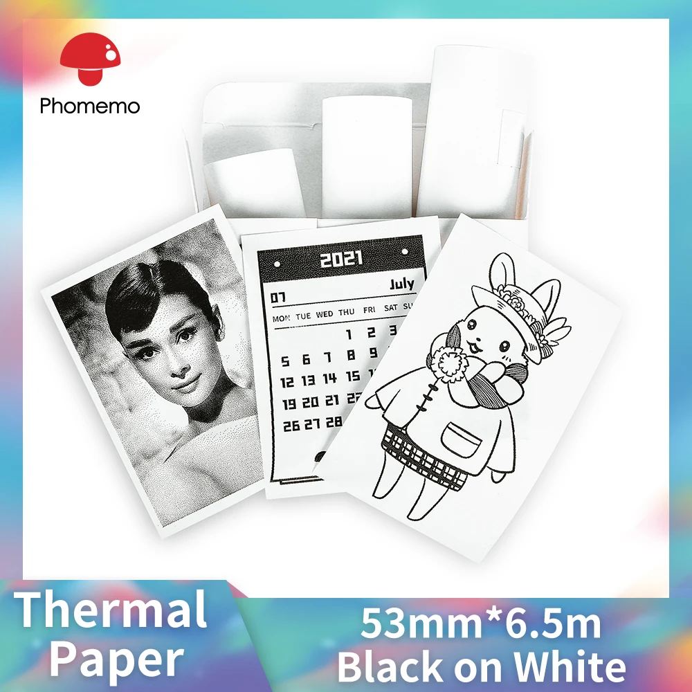 Phomemo Sticker Paper T Thermal Paper Study Notes Photo Diy - Temu