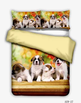 

Bedding Set 3D Design Duvet Cover Sets King Queen Twin Size Dropshipping Gifts for Boys NEW dog