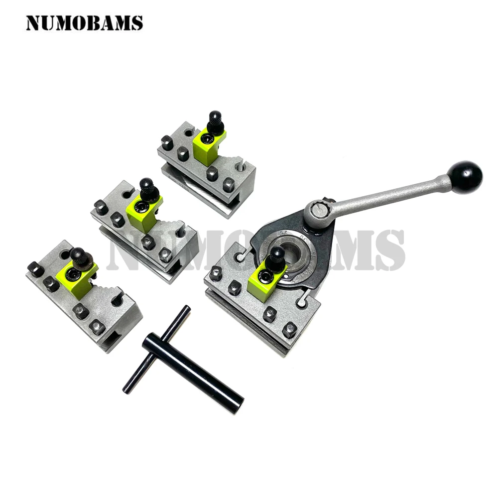 45# Steel Quick Change Tool Holder for 120-220 Swing over Bed Lathe WM180 WM210