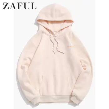 

ZAFUL Flower Bottle Japanese Letter Print Fleece Hoodie Drawstring Short Sleeve Front Back Print Pullover Men 2019 Tiger Orange