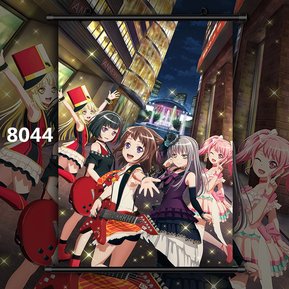 8044 Bang Dream! Аниме Манга плакат в рулоне - Цвет: 8044