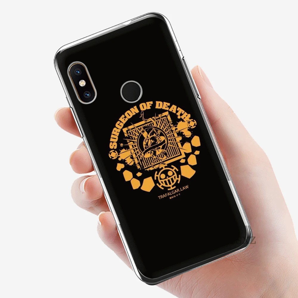Чехол для телефона Xiaomi mi CC9 CC9E 9T mi x 2S 6 8 9 SE A1 A2 5X 6X MAX 3 A3 Pro Lite Cover one piece Trafalgar Law Logo Shell