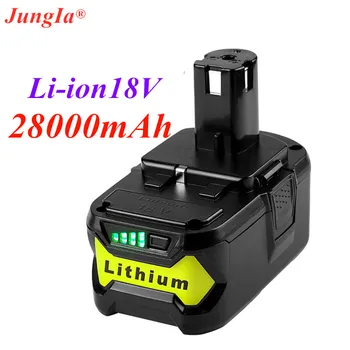 

2020 High capacity 18V28000mAh Li-Ion P 108 P108 Rechargeable Battery For Ryobi Battery RB18L40 P2000 P310 for BIW180 9800mAh
