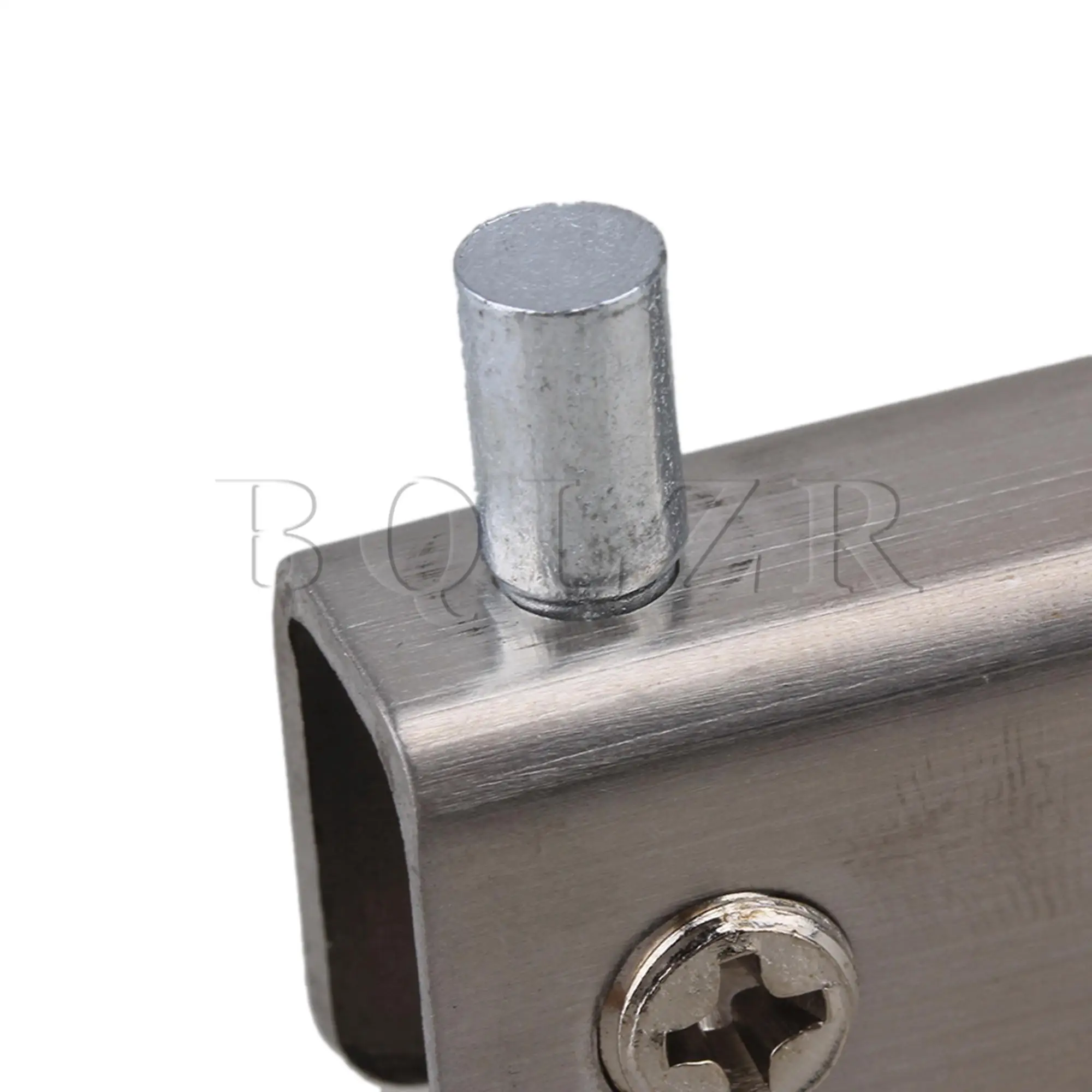 BQLZR Pair Double Door Set Glass Door Pivot Hinge Set Strike