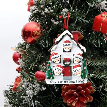 

45# Personalized Survived Family Of Ornament Christmas Holiday Decorations Christmas Decorations Home navidad новый год