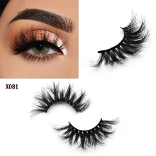 Huisghair 25 мм накладные ресницы оптом толстые полосы 25 мм 3D норковые ресницы на заказ упаковка этикетка макияж Драматические Длинные норковые ресницы