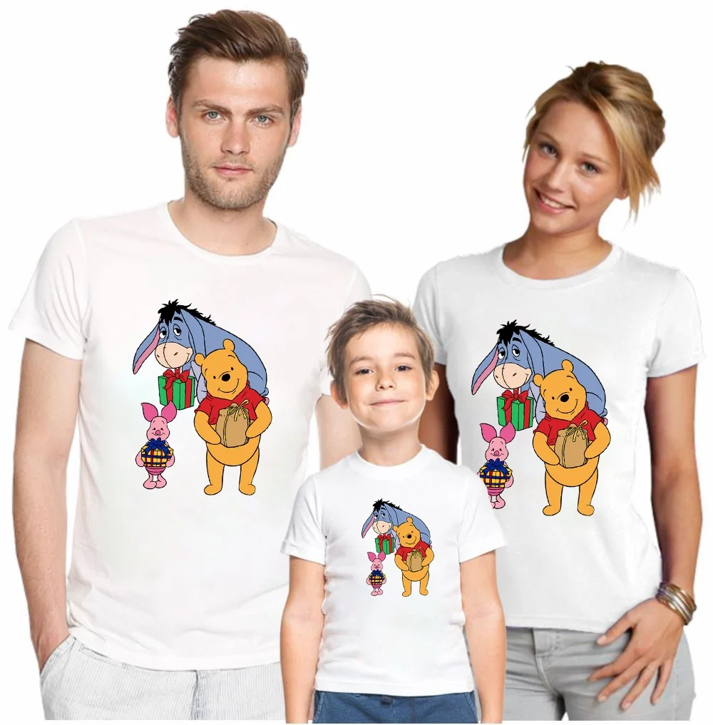 Pooh Father Mother Kids Disney Clothes 