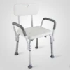 Bathroom Safety Anti-slip Shower Chair for Elderly Pregnant Disabled Bathroom Shower Bench Adjustable Height Shower Tub Stool 2