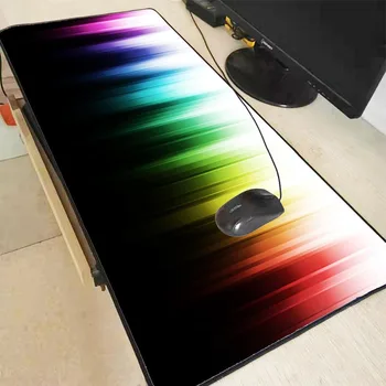 

XGZ Colorful Lines Large Mouse Pad Gamer Locking Edge Mouse Mat Computer Gaming Keyboard Mousepad Desk Mat Game for CSGO DOTA