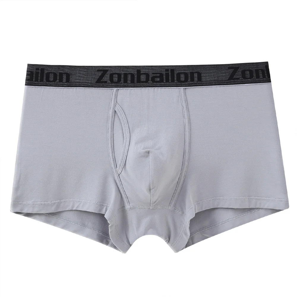 Zonbailon Mens Boxer Briefs Mens Underwear Bamboo Breathable Underwear US M-3XL
