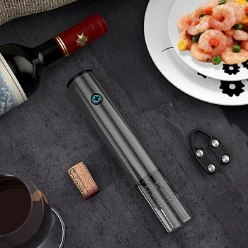 

New Convenient Bottle Opener High Quality USB Rechargeable Electric One-touch Automatic Wine Bottle Opener Party Supply