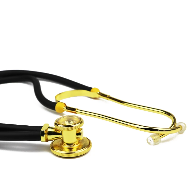Dual Head Stethoscope Medical Stethoscope Classic Professional Medical Sprague Rappaport Doctor Adult Nurse Cardiology Estetoscopio Dual Head Gilt Clinic Cute Stethoscope