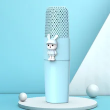 Kinderen Cartoon K9 Draadloze Bluetooth Microfoon Mobiele Telefoon Karaoke Microfoon Microfoon Audio Integratie