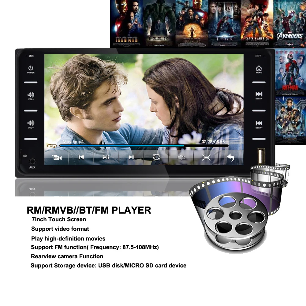 Car stereo mp3 mp4 player Audio MP5 DVD Player For Toyota Corolla for VIP