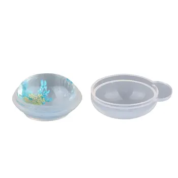 

1Set Crystal Epoxy Resin Mold Quail Egg Spherical Pendant Casting Silicone Mould