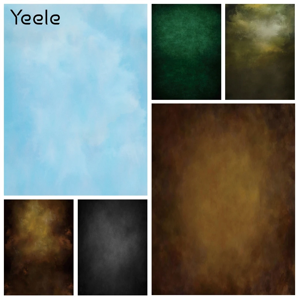 Yeele Gradient Solid Cloud Self Portrait Fabric Baby Photography Backgrounds Customize Photographic Backdrops For Photo Studio |
