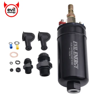 

Universal 380LPH High Pressure Electric Inline Fuel Pump E85 Compatible Fuel Pump Replace Kit Fit For AN10 Inlet/ AN8 Outlet
