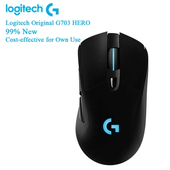 

Logitech 99 New G703 LIGHTSPEED Wireless Gaming Mouse HERO 16K DPI Optical RGB for PC Gaming Overwatch Gamer Support POWERPLAY