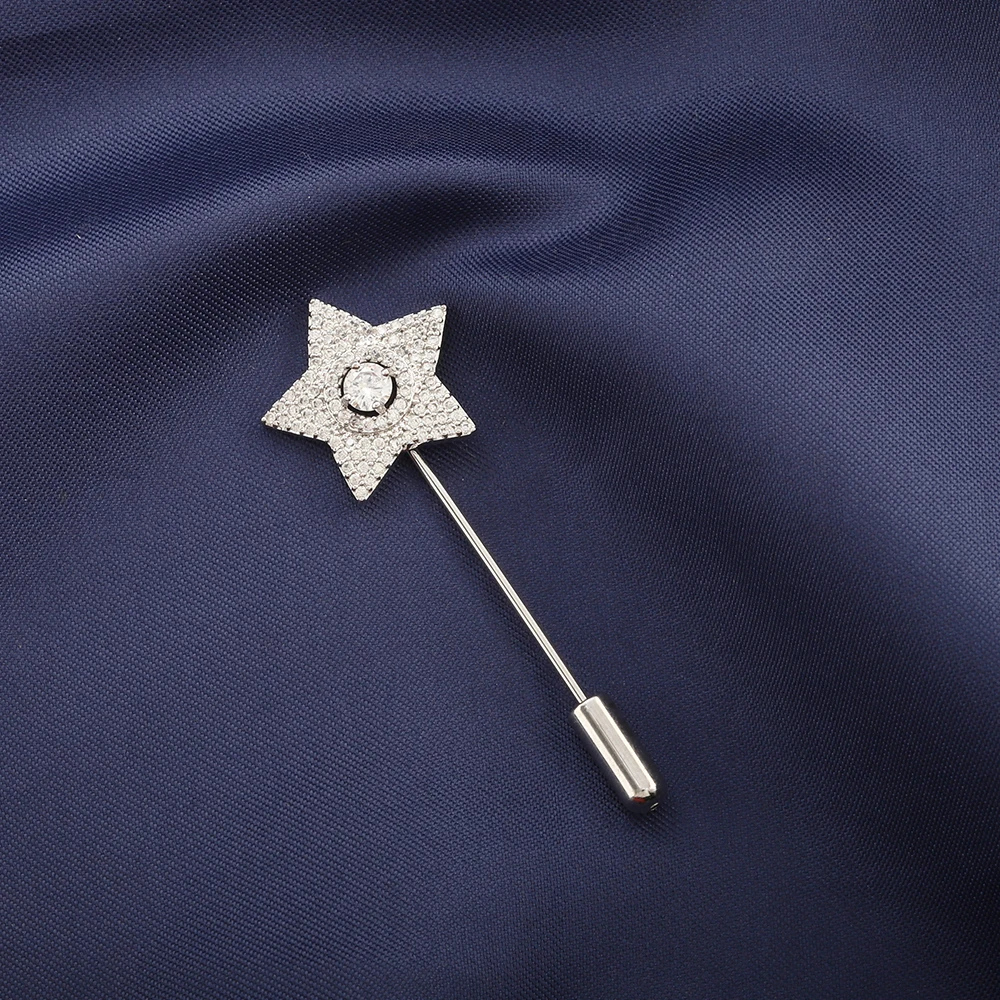 

Shiny Star Cute Brooch Shiny and Exquisite Small Pin Suit for Formal Occasions with High-quality Fashion Corsage Foe Women