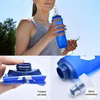 Sports TPU Collapsible Folding Soft Flask Water Bag Bladder Kettle Water 500ML Hydration Cup / Bottles Water 250 Bottle 1