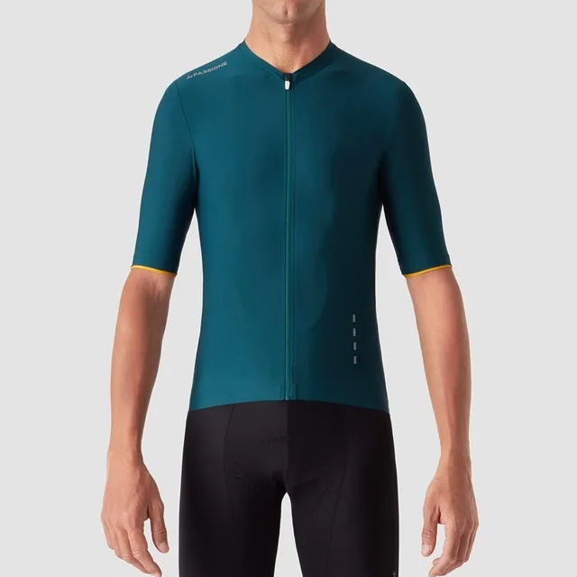 Camisa de ciclismo de moda para hombre, новинка, Стильная мужская футболка для велоспорта с коротким рукавом, одежда для велоспорта, высокое качество, рубашка для езды - Цвет: 4