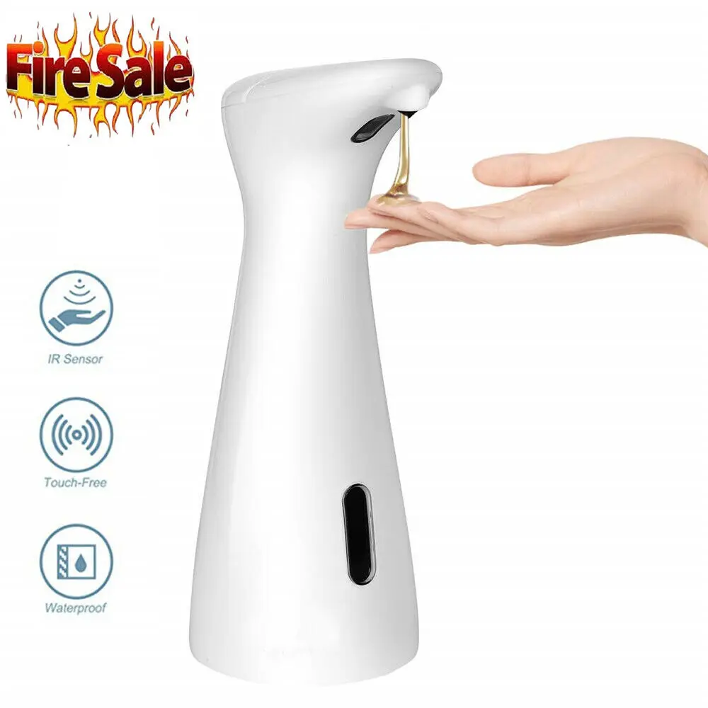 

200ML Waterproof Automatic Liquid Soap Dispenser Smart IR Sensor Touchless ABS Sanitizer Dispensador for Kitchen Bathroom