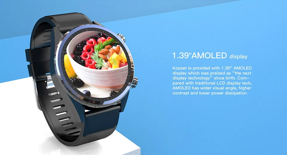 KOSPET Hope Lite Смарт часы телефон 1 ГБ 16 ГБ Android7.1.1 двойной 4G AMOLED Smartwatch для мужчин wifi IP67 водонепроницаемый reloj inteligente
