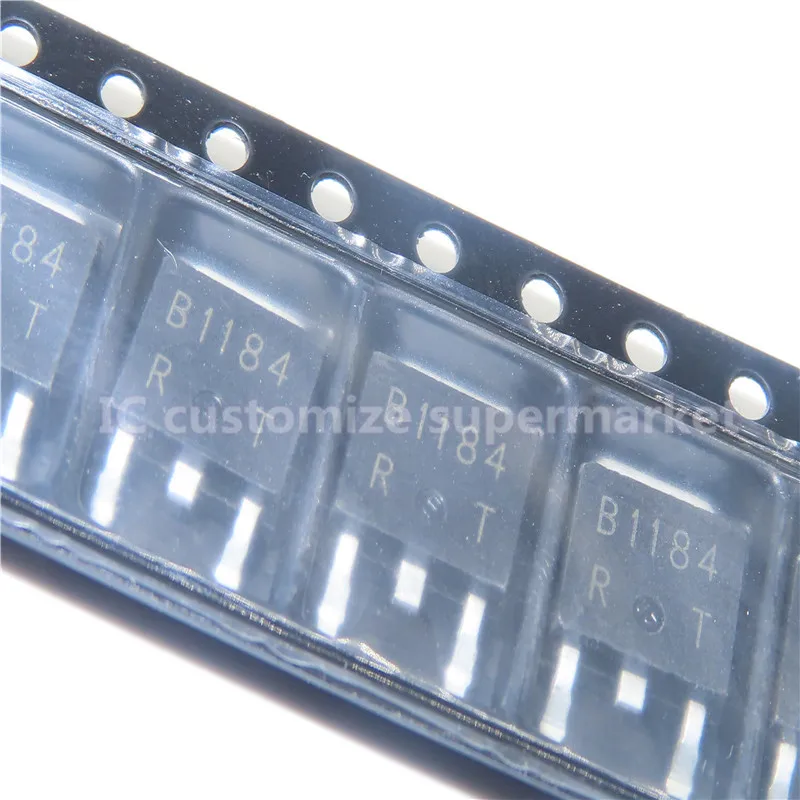 

10 шт./лот NWE 2SB1184 B1184 TO-252 -60V -3A SMD транзистор