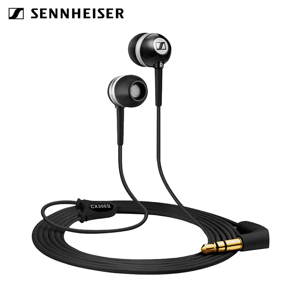 Наушники Sennheiser CX300II с глубоким басом, 3,5 мм, проводная стереогарнитура, спортивные наушники, прецизионные HIFI наушники для iPhone Androd