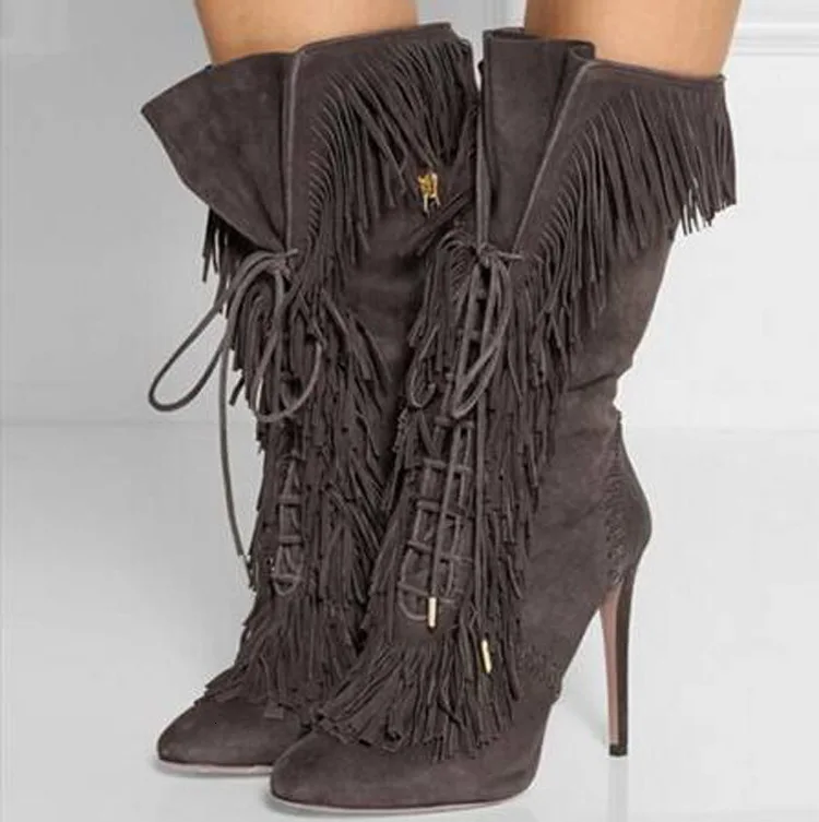 

Women Boots Leisure Tassels Boots Short Boots Super Woman Boots