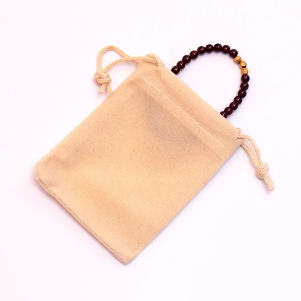 Beige Разноцветные маленькие бархатные подарочные сумочки 5 шт./лот 5x7 7x9 см модные ювелирные изделия серьги кольца Упаковка бус дешевые сумки на шнурке - Цвет: Beige
