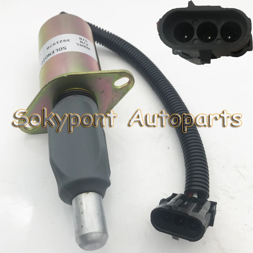 Соленоид отключения подачи топлива 3921978 Подходит двигателя 6CT/6CTA 12V