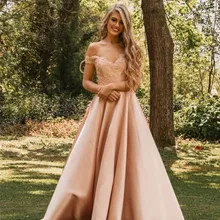 Кружевные платья для выпускного вечера с открытыми плечами, вечернее платье с коротким шлейфом, элегантные платья для особых случаев, недорогие платья