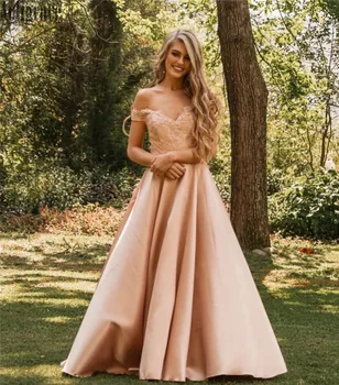 

Off Shoulder Lace Prom Dresses Sweep Train Formal Party Eevening Gowns Elegant Special Occasion Dresses Vestidos De Fiesta Cheap