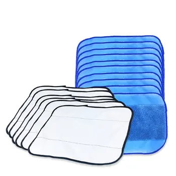 

Microfiber 8Pcs Wet And 2Pcs Dry Dweeping Pro-Clean Mopping Cloths For Robot Irobot Braava Minit 4200 5200 5200C 380 380T
