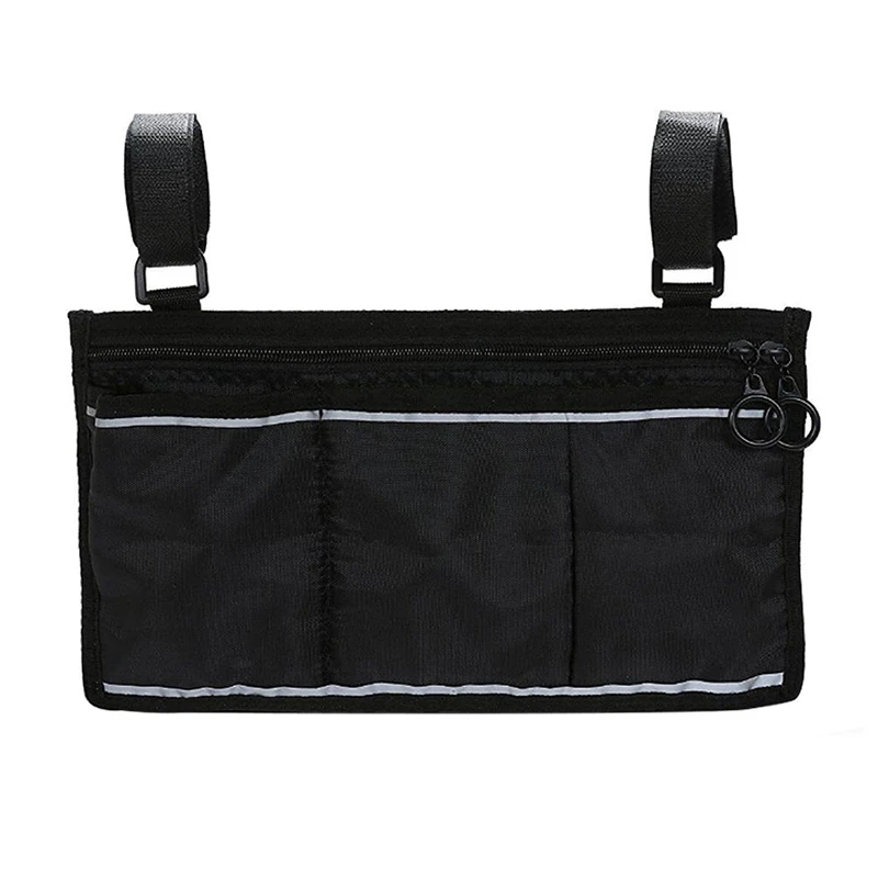 

ABZC-Wheelchair Side Bag - Great Accessory for Your Mobility Devices. Fits Most Scooters, Walkers, Rollators - Manual