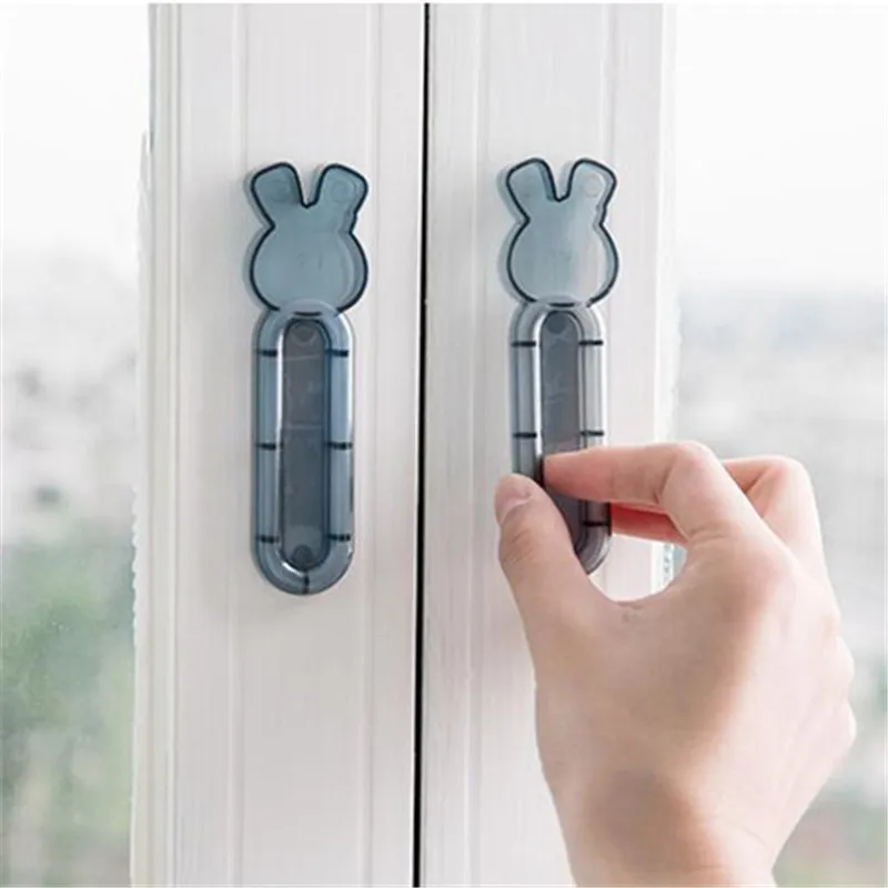 

Multi-Purpose Door and Window Handle Paste The Open Sliding Door Handles Simple Cartoon Drawer Cabinet Handle 2pcs