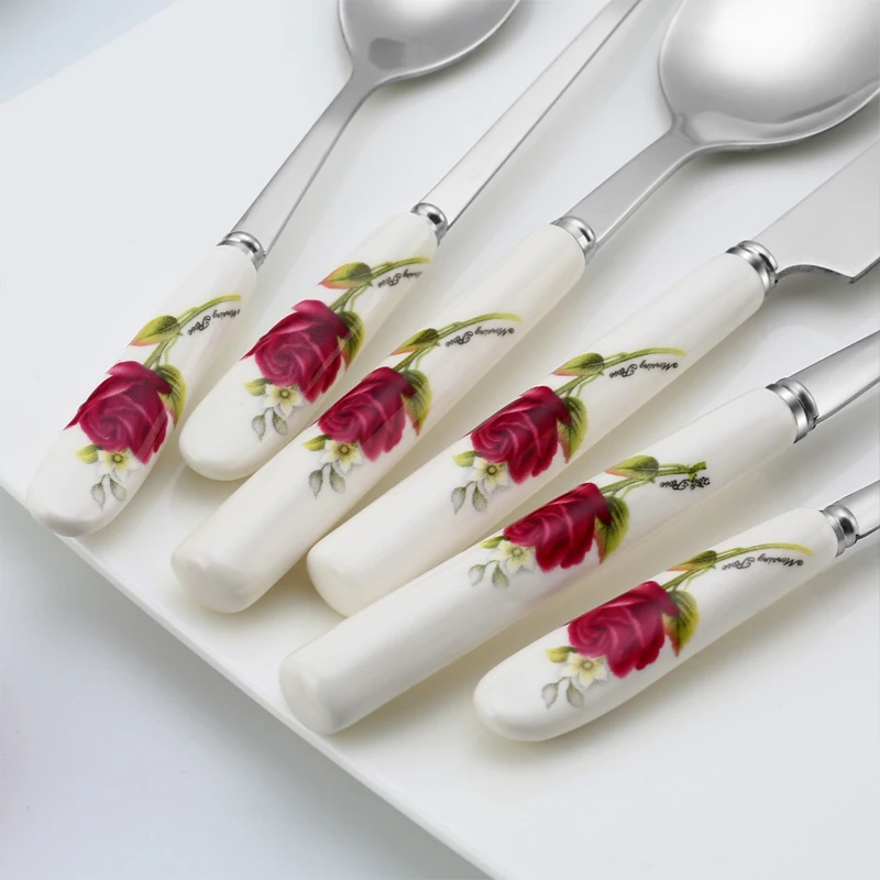 https://ae01.alicdn.com/kf/H3e299283611a4cad86aa85f62bb25fd0G/Ceramic-Tableware-Stainless-Steel-Cutlery-Ceramic-Handle-Steak-Knife-Fork-Spoon-Cake-Dessert-Dinnerware-Rose-Flowers.jpg