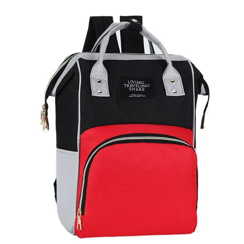 Large capacity Jagged bag Backpack bag Multi-function Travel Backpack Baby pregnant Mummy bag Student bag Fashion new backpack - Цвет: A