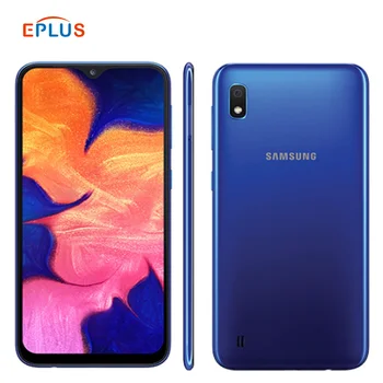 Перейти на Алиэкспресс и купить Новый мобильный телефон samsung Galaxy A10 A105G-DS LTE, 2 Гб ОЗУ, 32 Гб ПЗУ, 6,2 дюймов, четыре ядра, Android 9,0, МП камера, две sim-карты