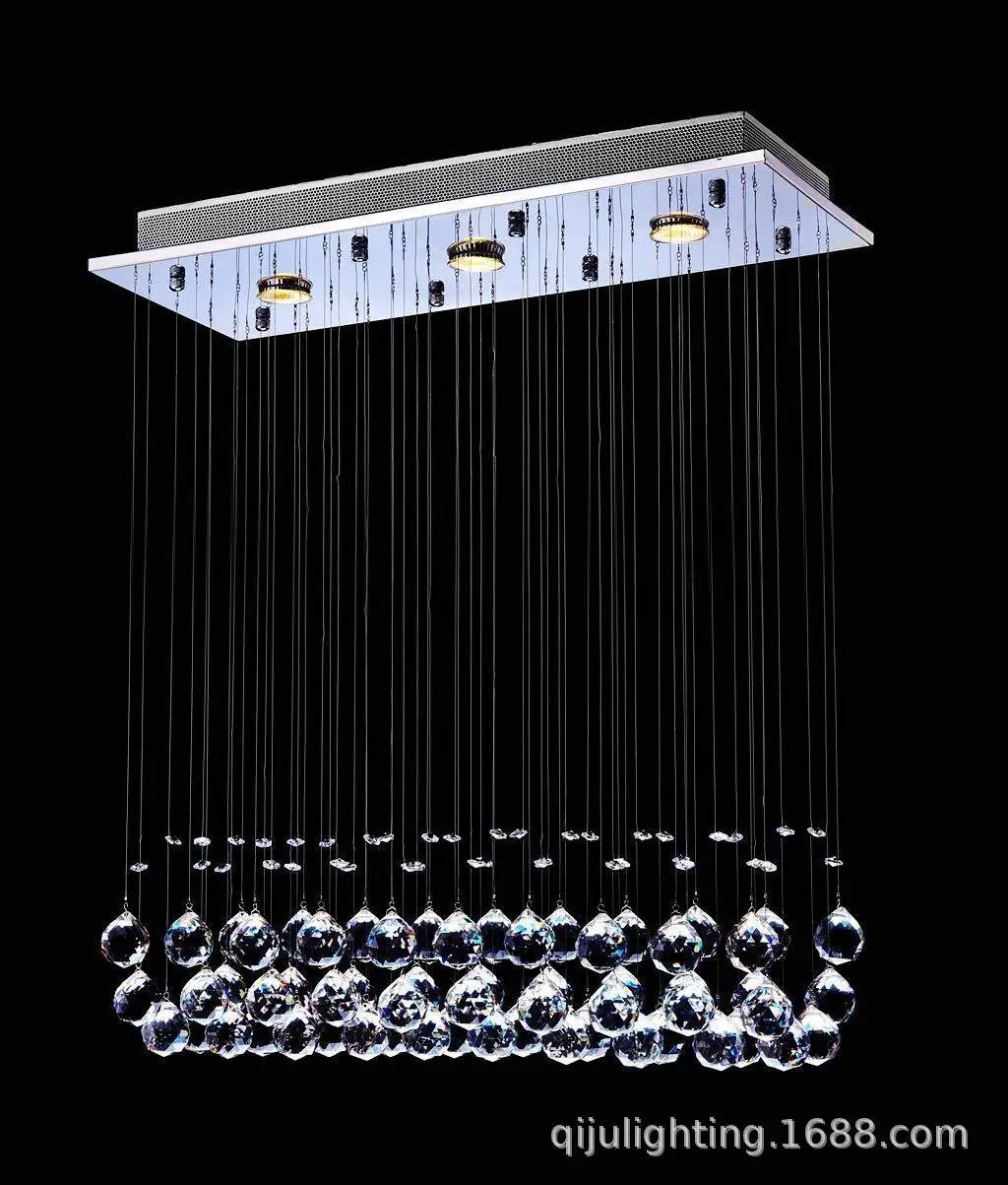 

Rectangle Light Meal A Chandelier Led Attract Top Light Adjustable Remote Control Attract Top Light Change Light Lamps And