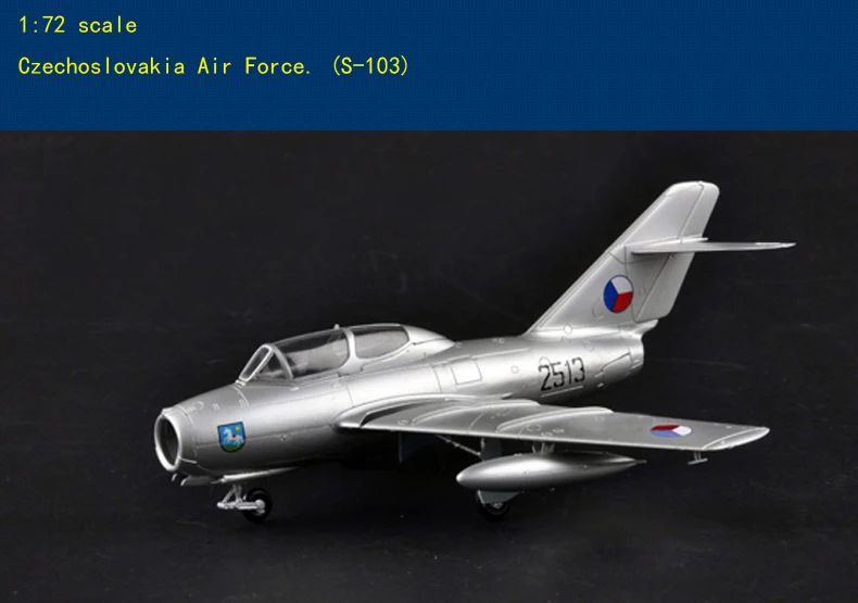 

Czech Air Force Mig-15UTI (S-103) Finished model Collection Airplane model 1/72scale